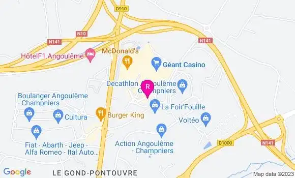 Localisation Restaurant  Zina la Cafet