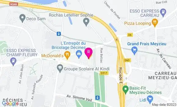 Localisation Restaurant  O