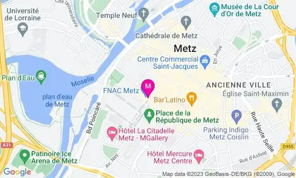 Localisation Lafayette Restaurant
