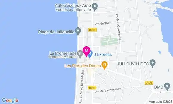 Localisation Restaurant Bar Le Bambou