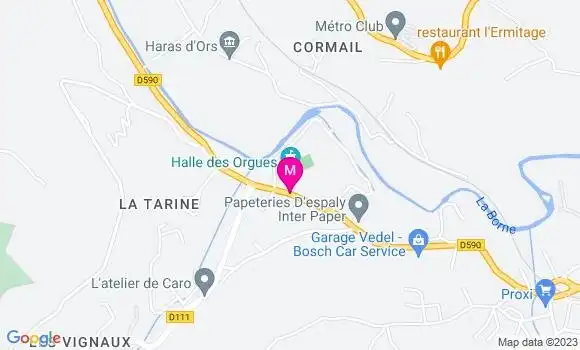 Localisation Restaurant  Le Petit Cabanon