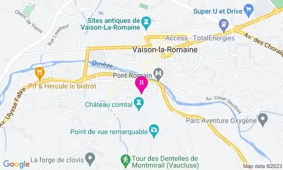 Localisation Restaurant  La Caillette