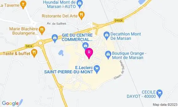 Localisation Restaurant  Le Grand Moun Saveurs