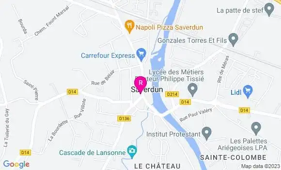 Localisation Pizzeria Pizza Gourmande