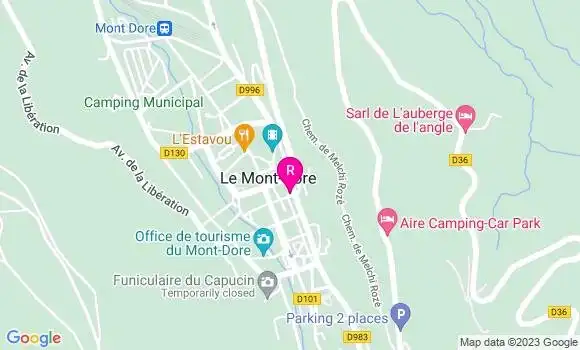 Localisation Restaurant  Le Panthéons