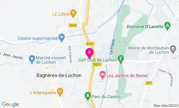 Localisation Restaurant  Autour de Midi
