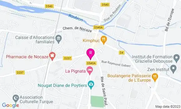 Localisation Restaurant  La Rôtisserie