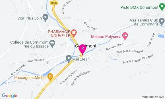 Localisation Pizzeria Le Croco