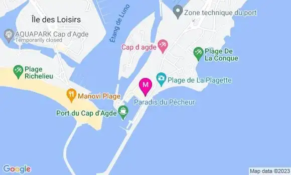 Localisation Restaurant Snack La Plagette