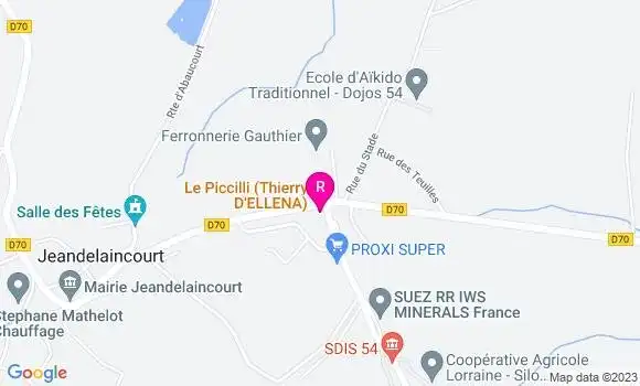 Localisation Pizzeria Le Piccilli