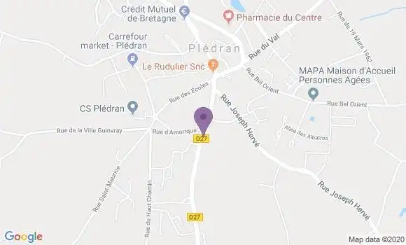 Localisation Restaurant  Au Bon Plaisir
