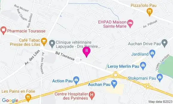 Localisation Restaurant  Chez Patxi