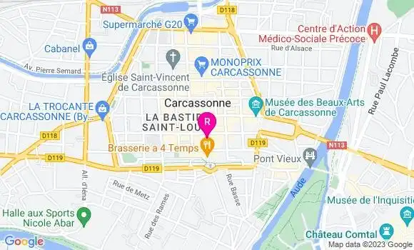 Localisation Restaurant  La Gaufrerie