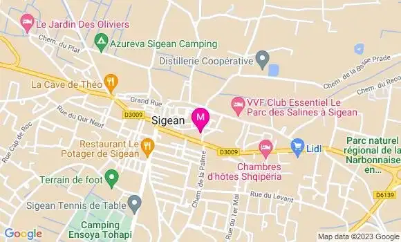Localisation Restaurant  P