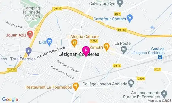Localisation La Crêperie Bretonne