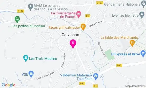 Localisation Restaurant  La Cuisine De Marcel