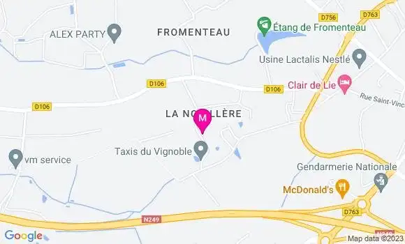 Localisation Restaurant  La Fabrique à Soleil