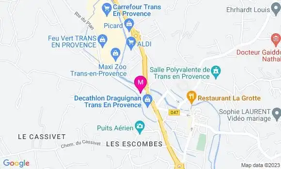 Localisation Fast Food Mc Donald