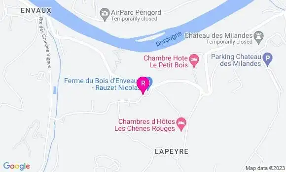 Localisation Restaurant  Ferme du Bois d