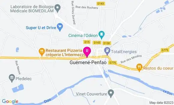 Localisation Restaurant Italien Celton Gérard