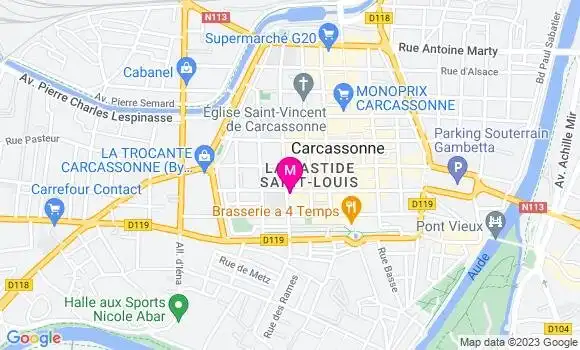 Localisation Sandwicherie La Vieille Ecole