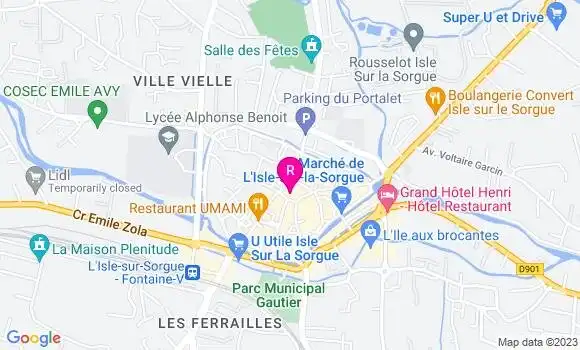 Localisation Restaurant  Gourmand l