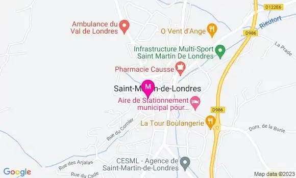 Localisation Pizzeria A l
