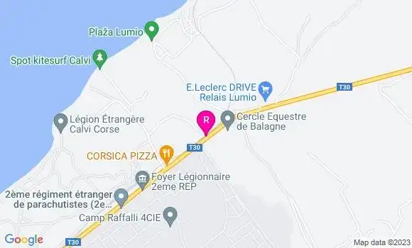 Localisation Pizzeria L
