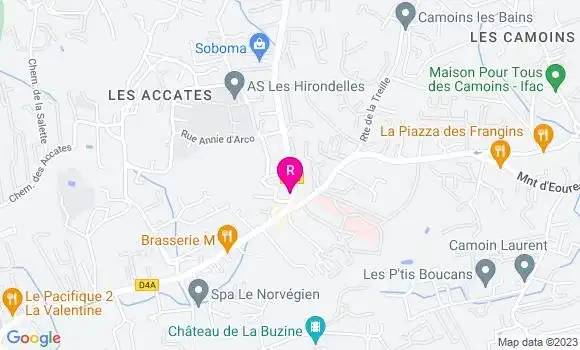 Localisation Restaurant  Storia Pizza