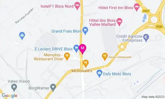Localisation Restaurant  Mc Donald