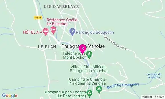 Localisation Restaurant  Pain Vanoise et Gourmandises
