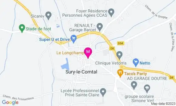 Localisation Restaurant Chinois Le Lotus d