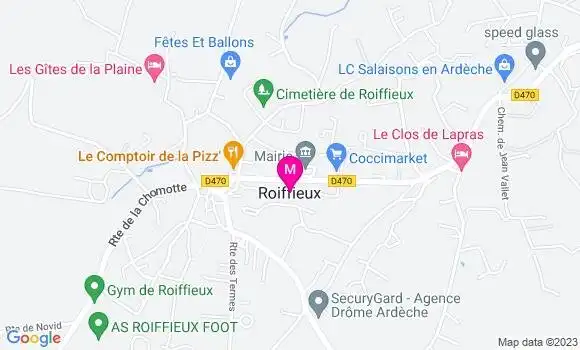 Localisation Pizzeria Le Comptoir de la Pizz