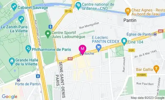 Localisation Restaurant  Le Fournil de Paris