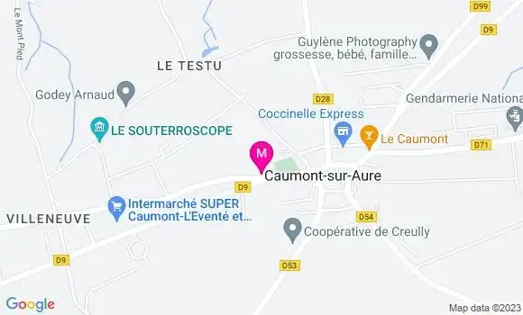 Localisation Restaurant  Caumont Pizza