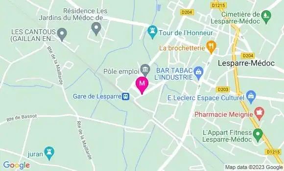 Localisation Restaurant  Le Resto