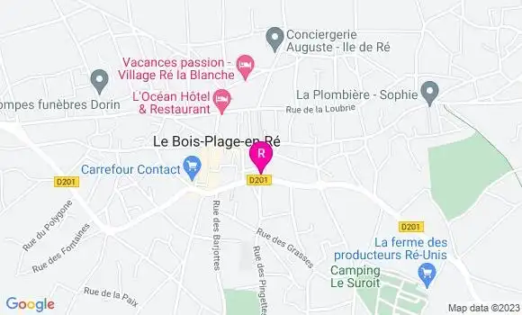 Localisation Pizzeria Royal Pizza