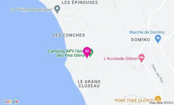 Localisation Pizzeria Le Domino