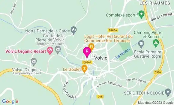 Localisation Pizzeria Volvic Pizza