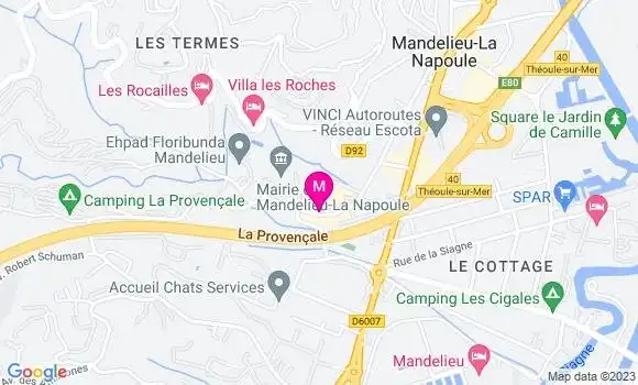 Localisation Pizzeria L