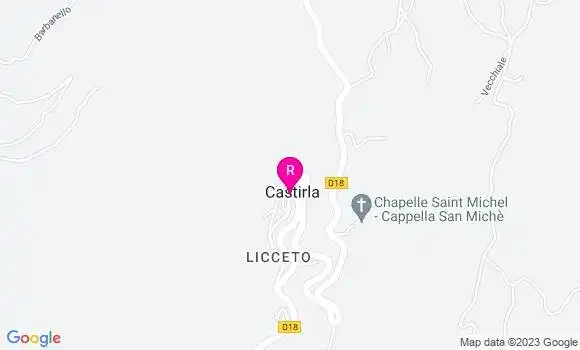 Localisation Restaurant  A Cantina Di Chjostra