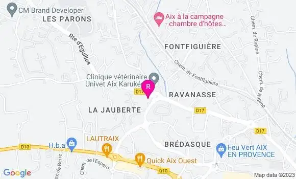 Localisation Restaurant  Alex Pizza
