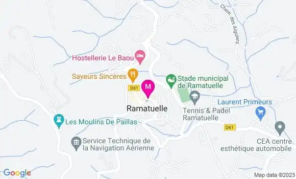 Localisation Restaurant  La Grignote