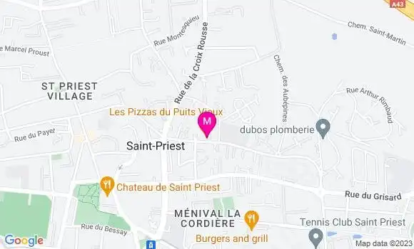 Localisation Restaurant  Les Pizzas du Puits Vieux
