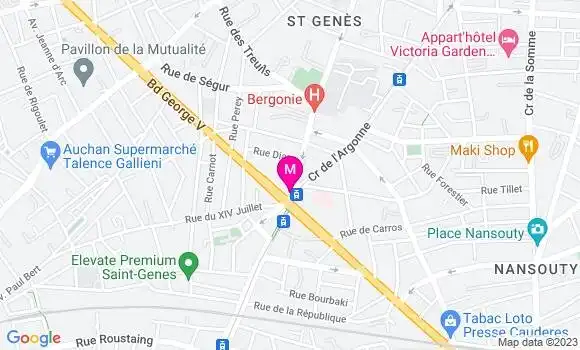 Localisation Pizzeria Domino