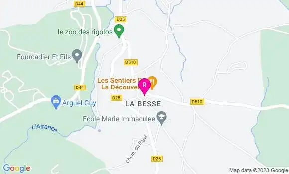 Localisation Restaurant  Le Relais Bessois