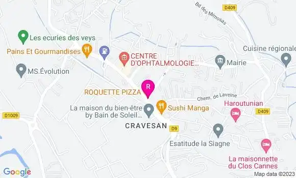 Localisation Restaurant  Roquette Pizza