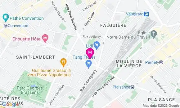 Localisation Restaurant  La Pizza
