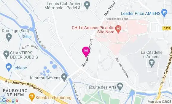 Localisation Vignacourt Kebab
