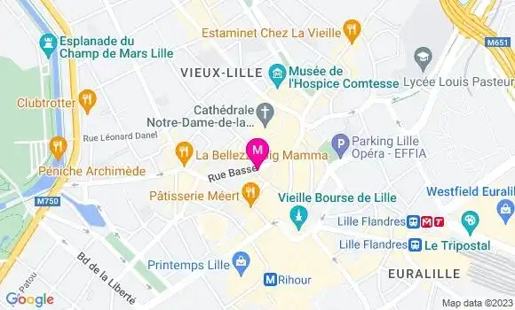 Localisation Sandwicherie Paul